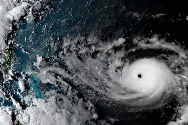 Tropical Storm Dorian approaching The Bahamas and Florida
