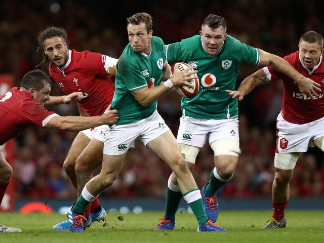 Jack Carty delivered a man-of-the-match display as Ireland defeated Wales