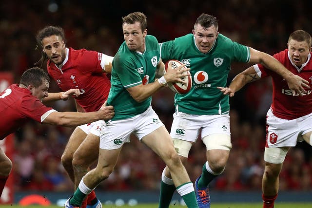 Jack Carty delivered a man-of-the-match display as Ireland defeated Wales