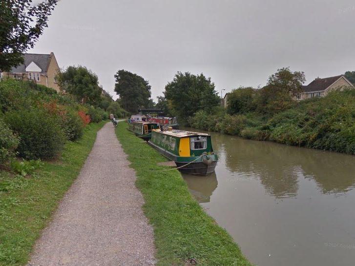 The canals of Bradford-on-Avon, Wiltshire