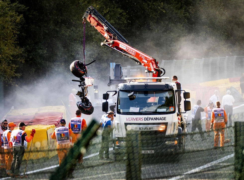 Anthoine Hubert Crash Juan Manuel Correa Undergoes Surgery On Fractures To Both Legs After Fatal F2 Spa Accident The Independent The Independent