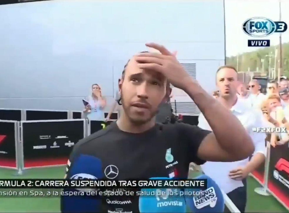 Anthoine Hubert Death What Lewis Hamilton Said When He Saw Fatal F2 Crash Live While Speaking To Media The Independent The Independent