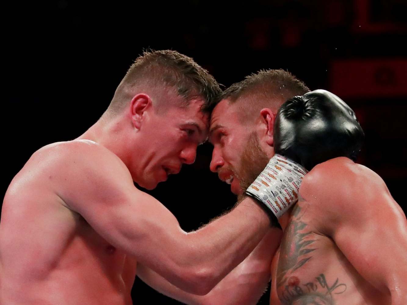 Campbell and Lomachenko embrace