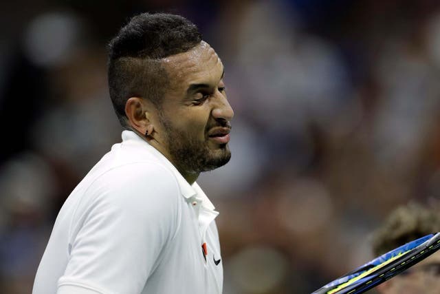 Nick Kyrgios suffered a third-round US Open exit at the hands of Andrey Rublev