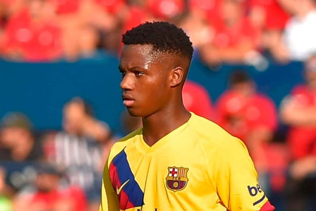 Ansu Fati becomes the youngest La Liga scorer in Barcelona history