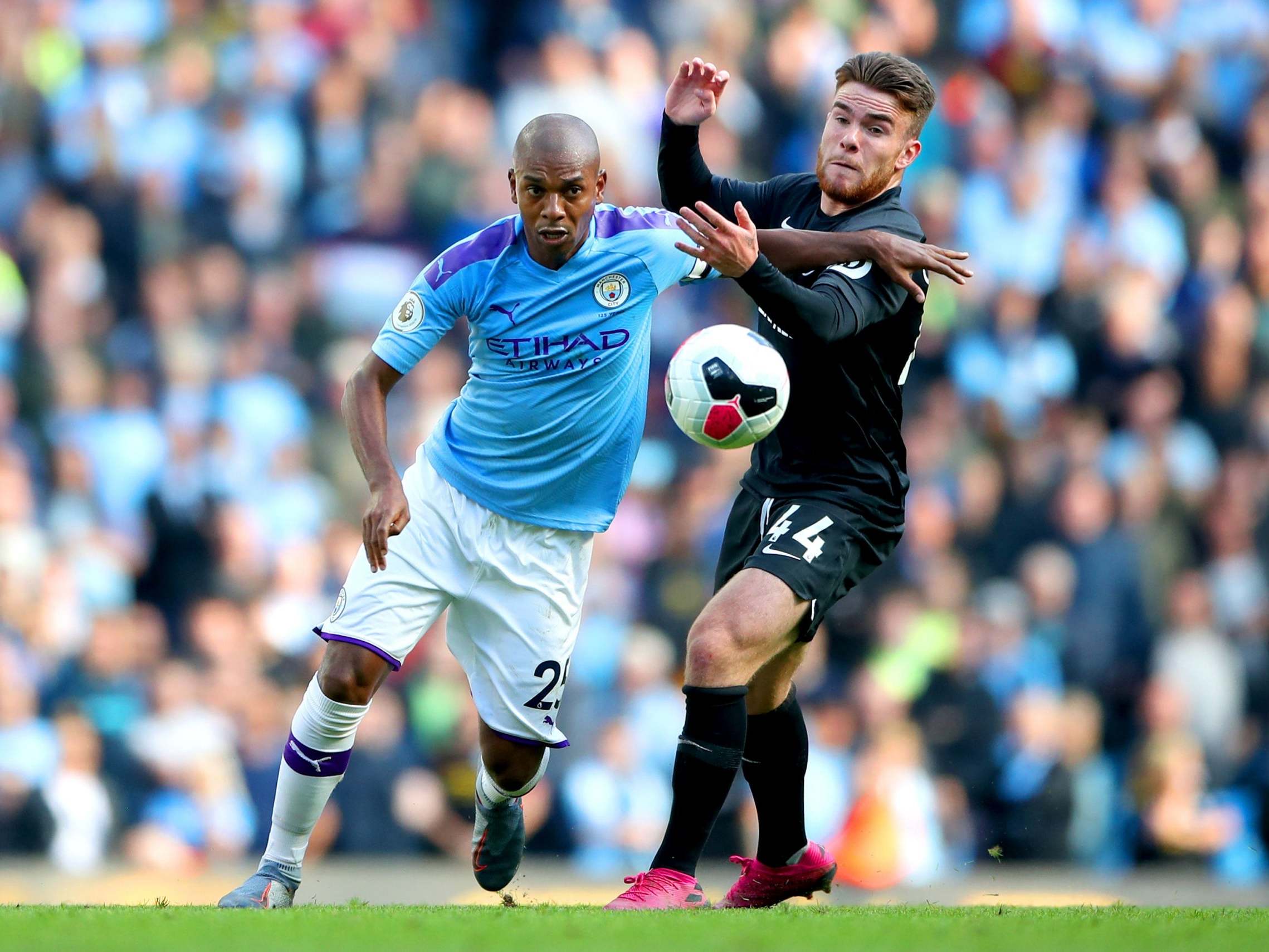 Fernandinho looks set for a stint at centre-back