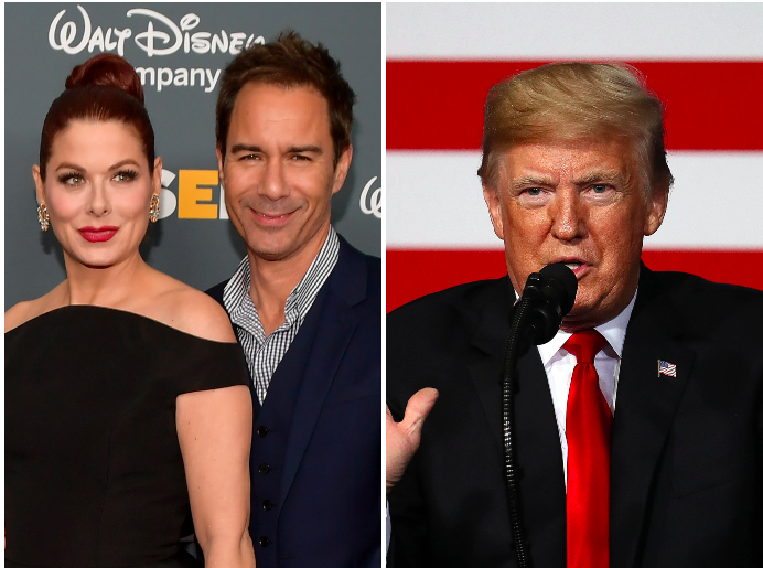 Donald Trump has a bizarre obsession with Debra Messing and her ‘beautiful red hair,’ according to a new book