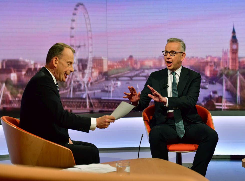 Retailers accused Gove of making a ‘categorically untrue’ statement on The Andrew Marr Show