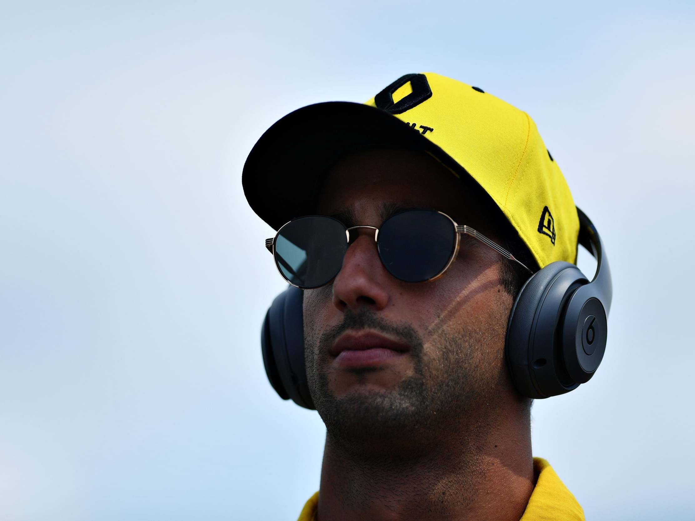 Daniel Ricciardo was visibly emotional during the minute’s silence