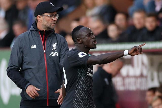 Sadio Mane was furious with Mohamed Salah’s failure to pass to him in Liverpool’s win over Burnley
