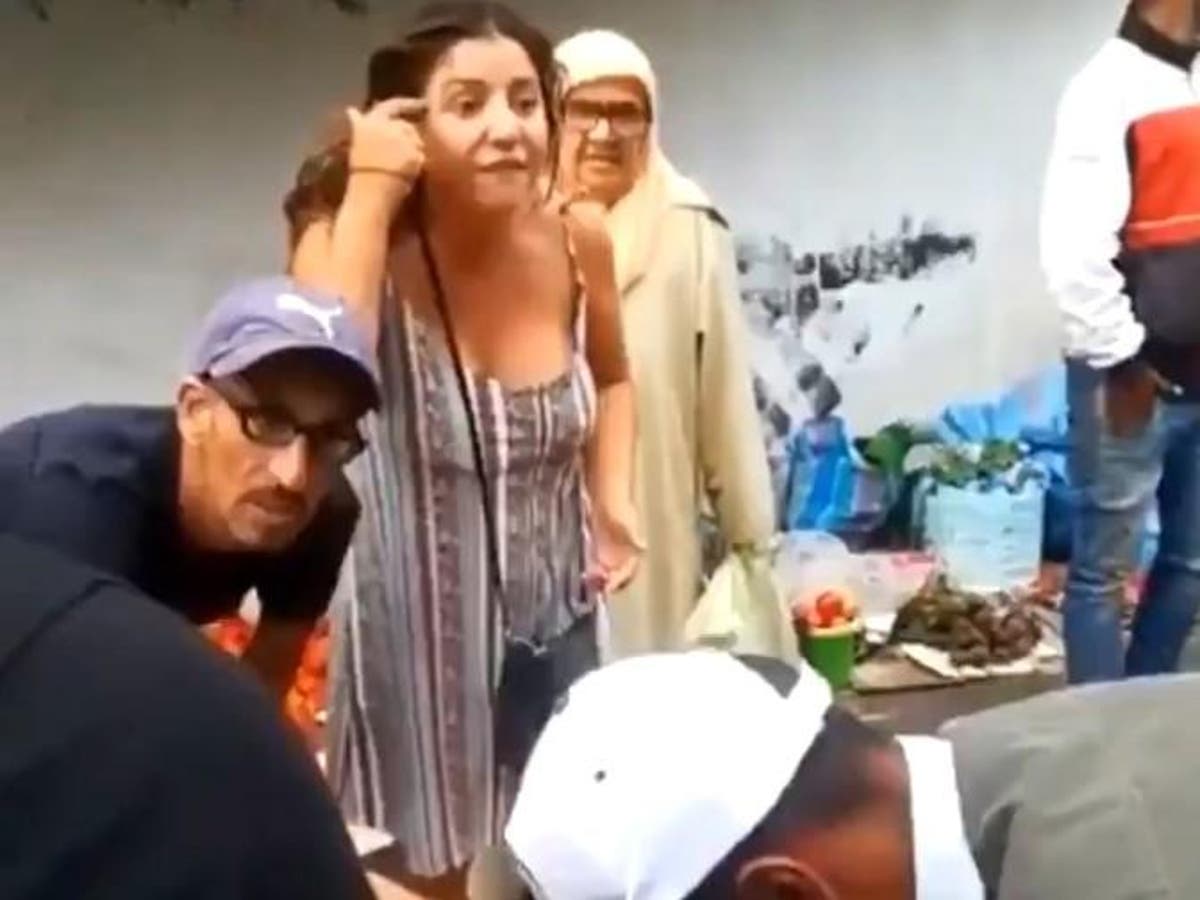 ‘You can’t f****** read’: Video of British tourist shouting at Moroccan man for keeping chickens in cage sparks outrage