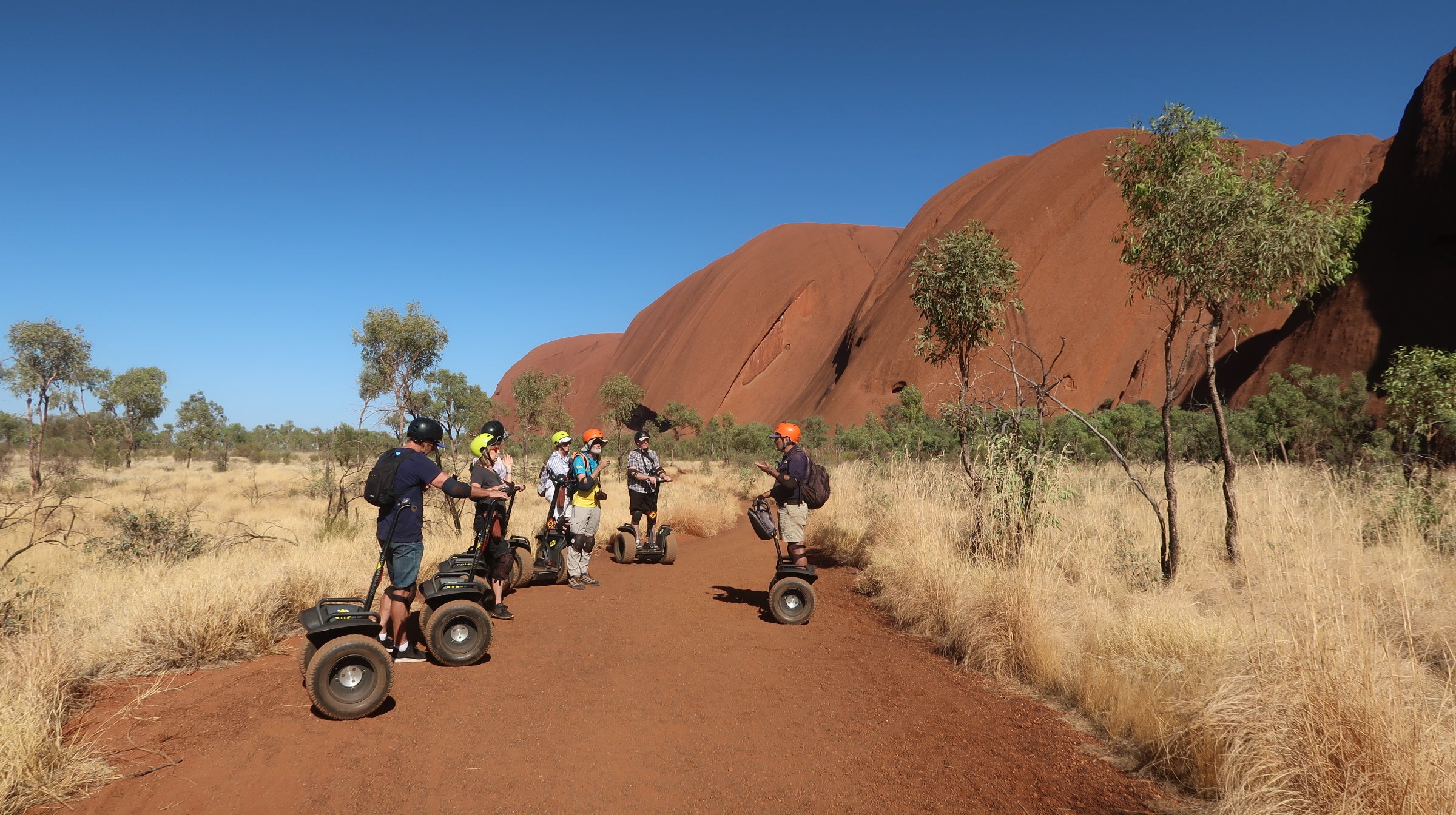 Rent a Segway or a bike to explore Uluru