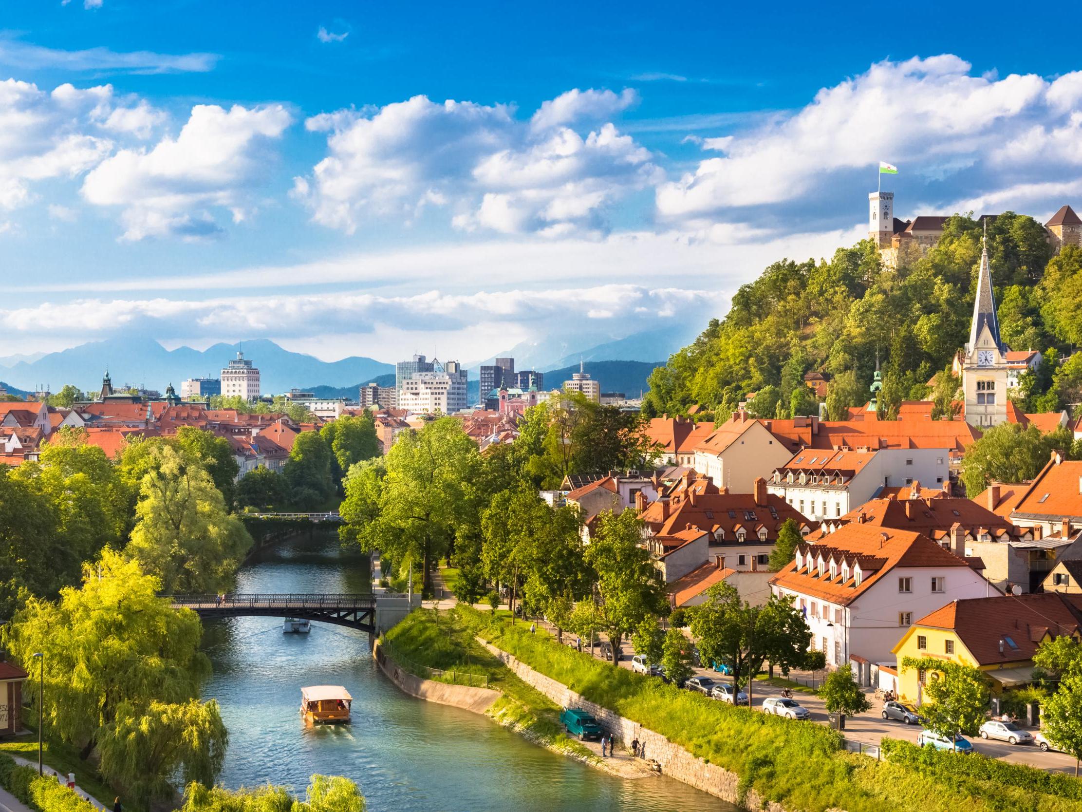 Ljubljana, the capital of Slovenia