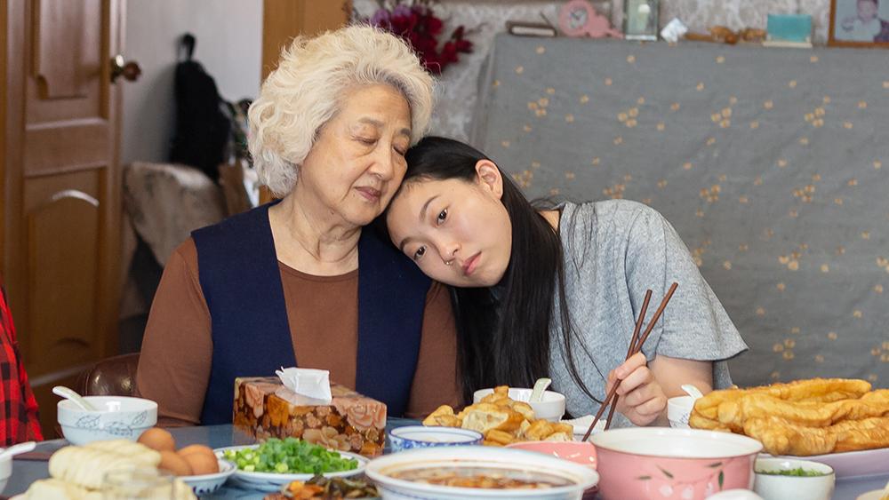 Zhao Shuzhen and Awkwafina in ‘The Farewell’