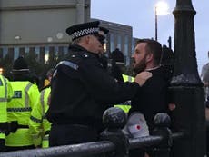 James Goddard arrested after approaching Corbyn's car at Labour rally
