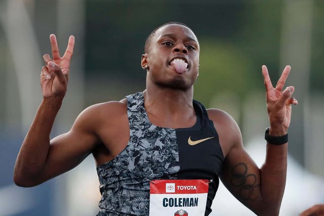 Christian Coleman has been tipped as the successor to Usain Bolt
