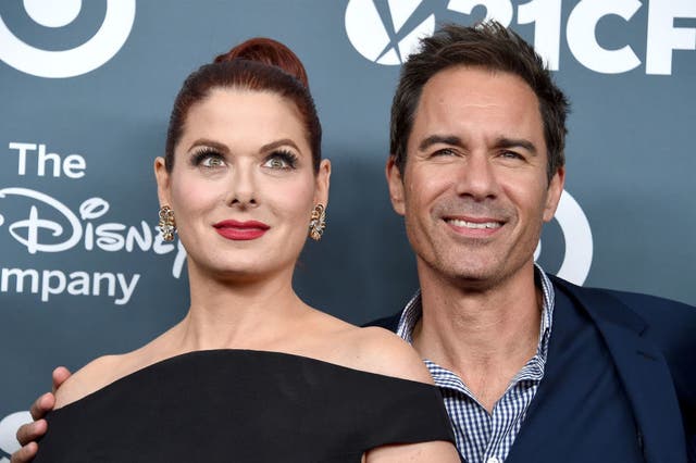 Will & Grace actors Debra Messing and Eric McCormack at an event in 2018