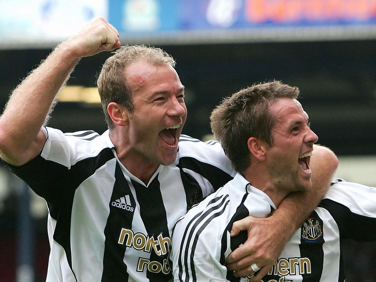 michael owen and alan shearer in surprise twitter row after ex liverpool striker admits regret at newcastle move the independent the independent