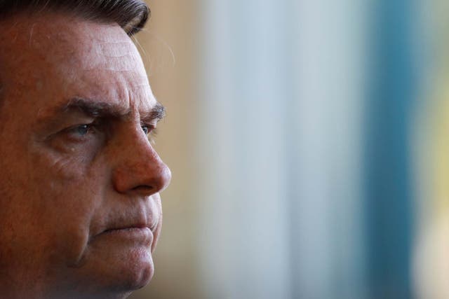 Bolsonaro speaks about wildfires in Brazil