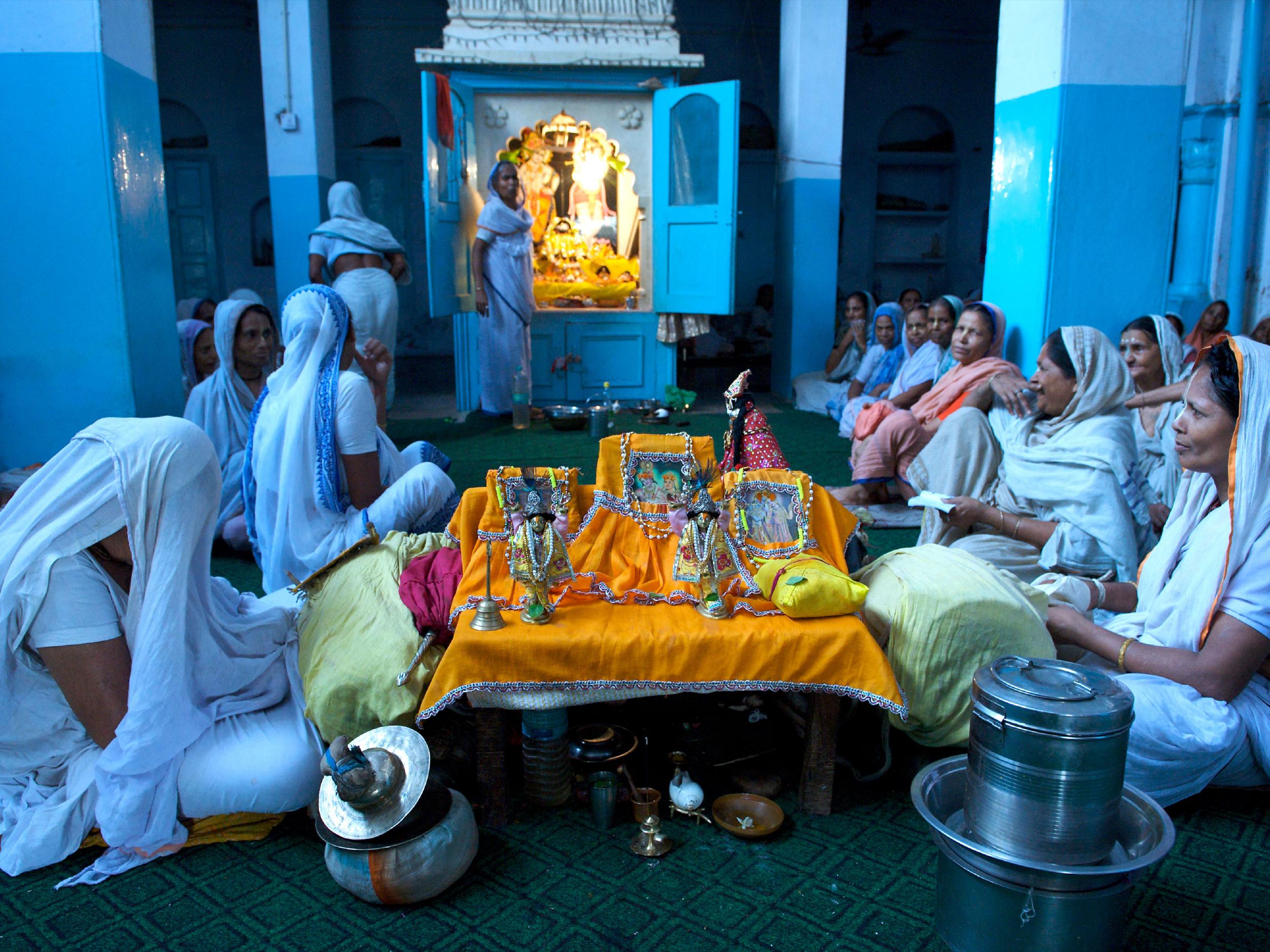 Krishna’s House is a safe space where women live, pray and generally get on with their lives (Alamy)