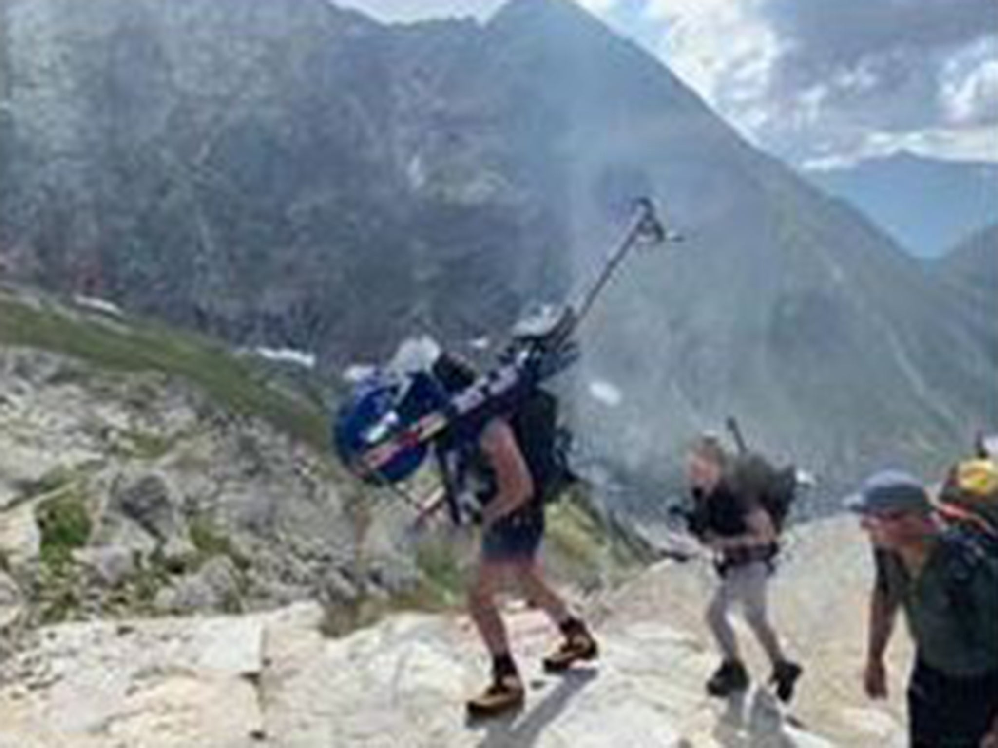 'Wackos continue to pollute Mont Blanc,' said Jean-Marc Peillex, the local mayor