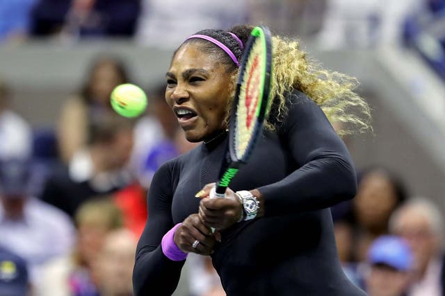 Serena Williams dropped just one game in her 6-1, 6-0 victory over Wang Qiang in the US Open quarter-finals