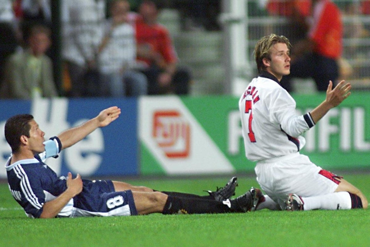 Michael Owen Still Resents David Beckham For Letting England Down At World Cup Vs Argentina The Independent The Independent