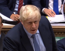 Boris Johnson appears to call Jeremy Corbyn ‘big girl’s blouse’