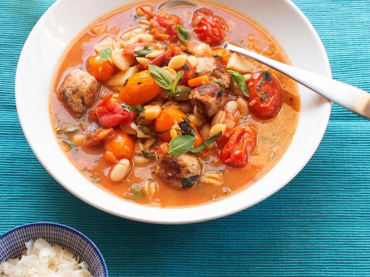 How to make tomato and sausage minestrone | The Independent | The ...