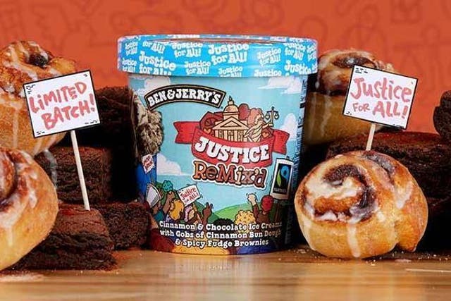 Ben & Jerry's create new ice cream in support of criminal justice reform