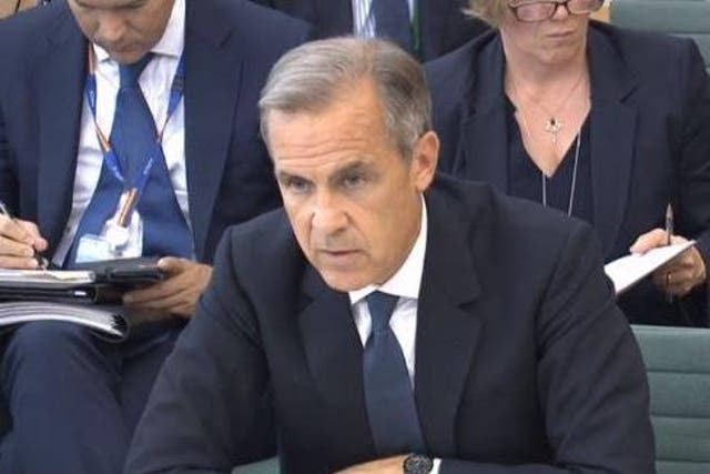 Mark Carney said the worst-case Brexit scenario was now 'less severe'