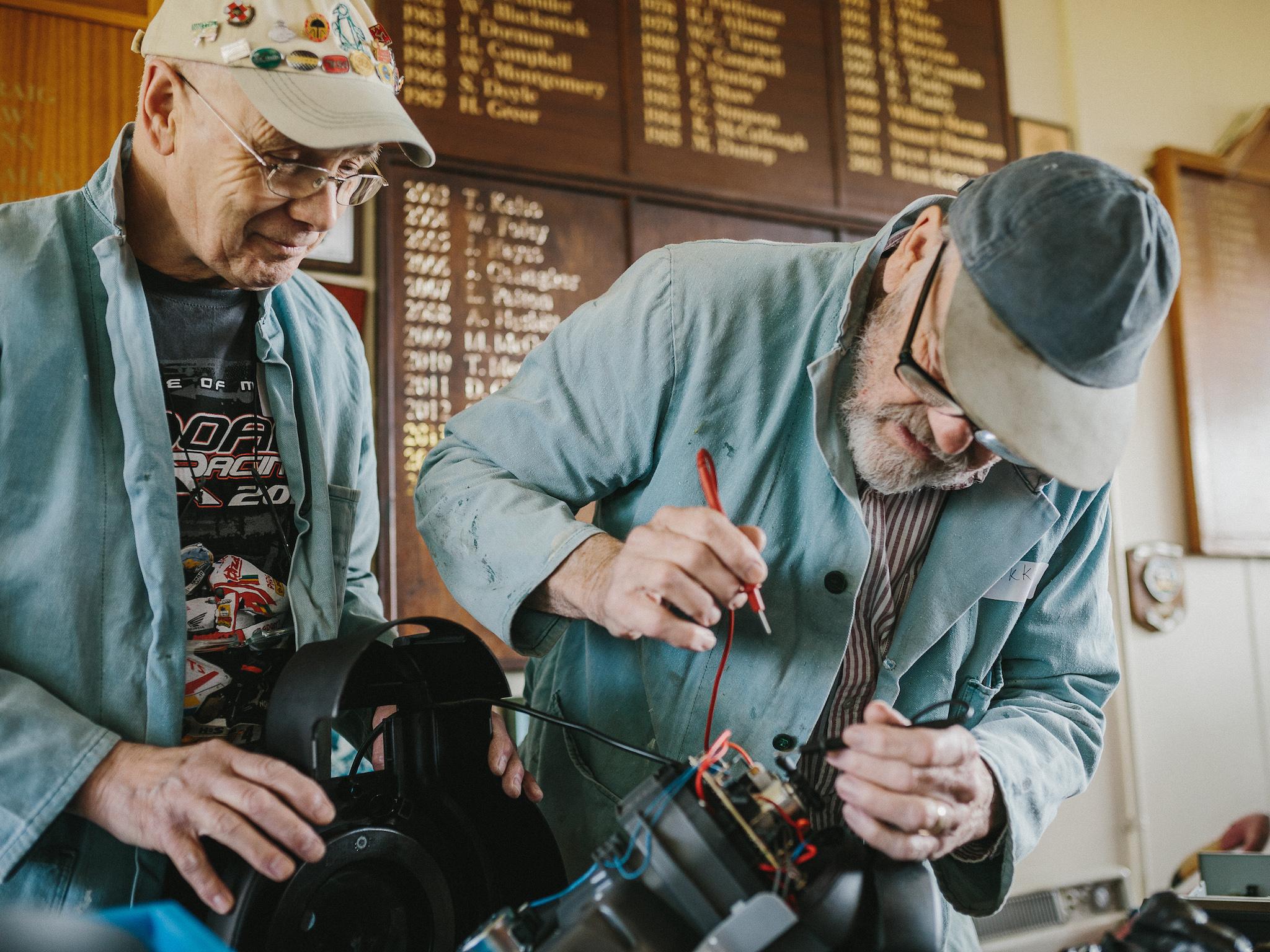 The Belfast Repair Cafe started in 2017 to help people learn how to take care of their belongings