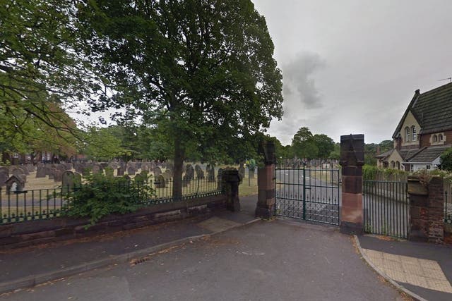 Google street view image of Runcorn cemetery, in Cheshire.