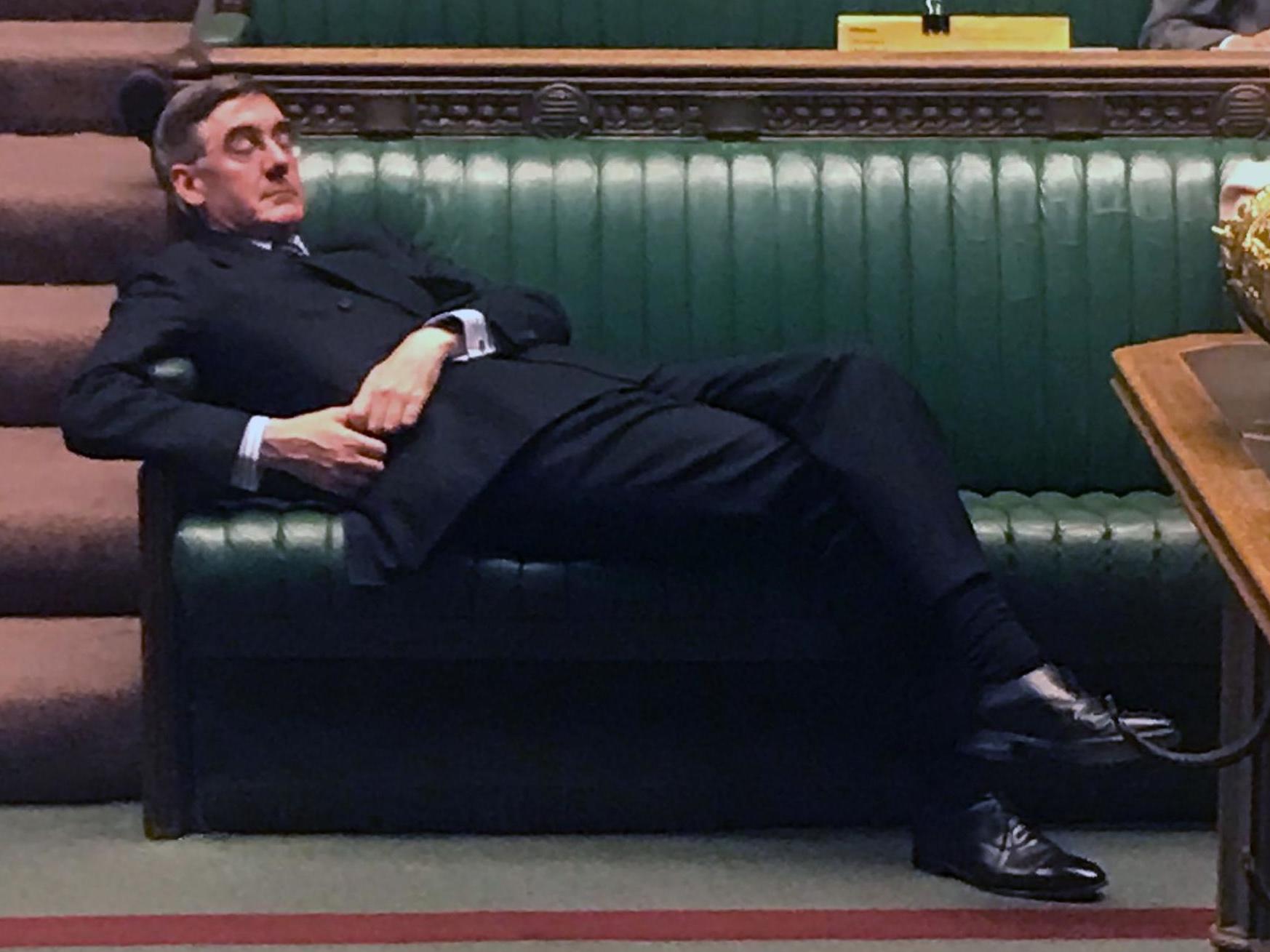 No slouch: Jacob Rees-Mogg has received almost £17,000 compensation for a ministerial role he was in for just 49 days