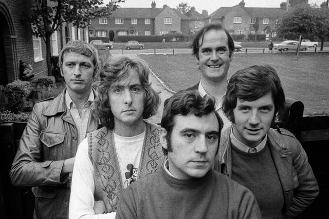 The Pythons in 1970: Chapman, Idle, Jones, Palin and Cleese