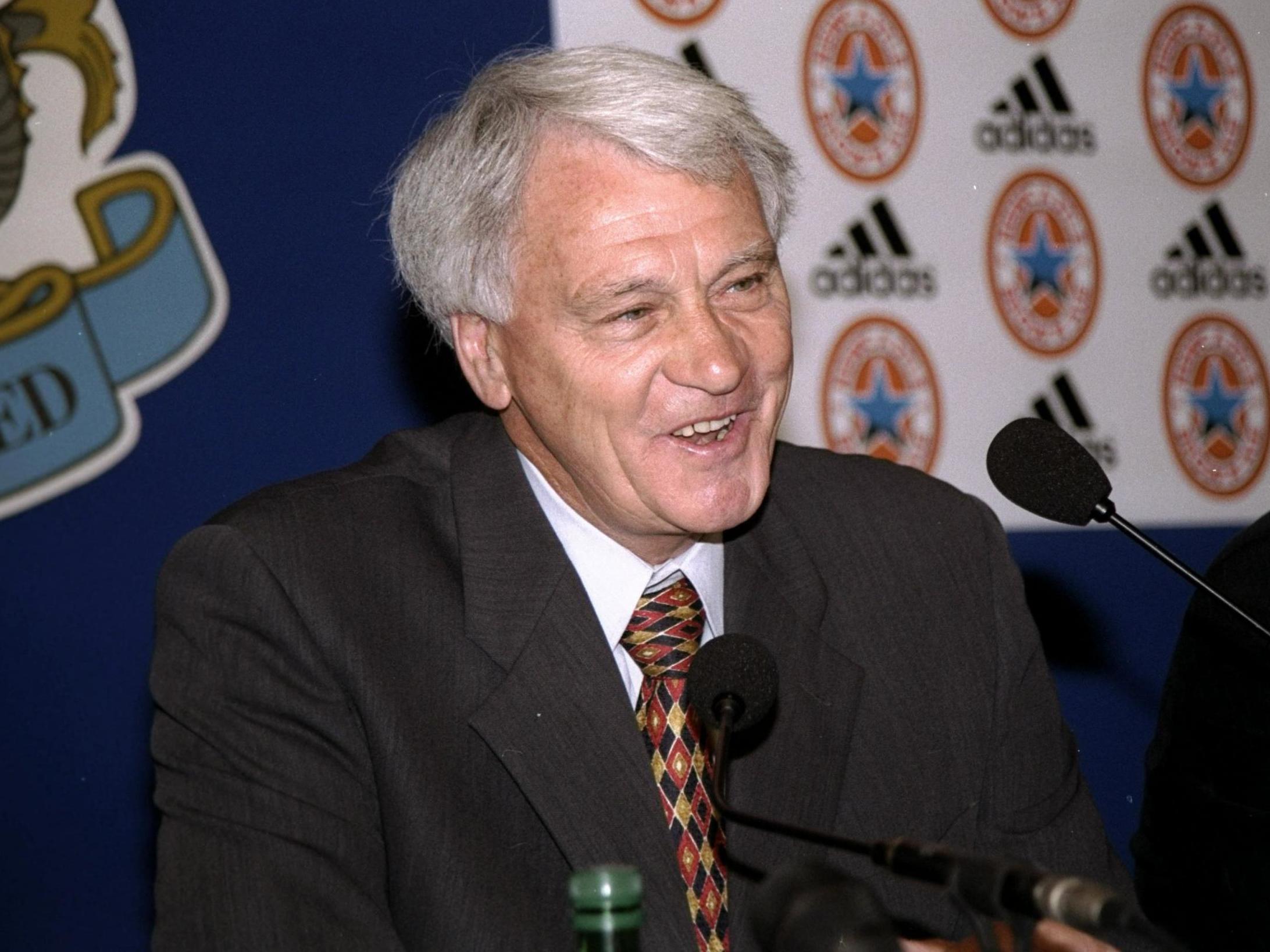 Bobby Robson is announced as the new Newcastle manager in 1999