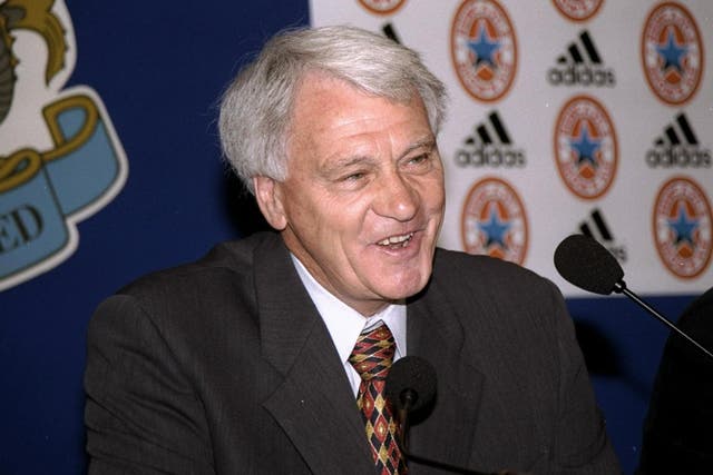 Bobby Robson is announced as the new Newcastle manager in 1999
