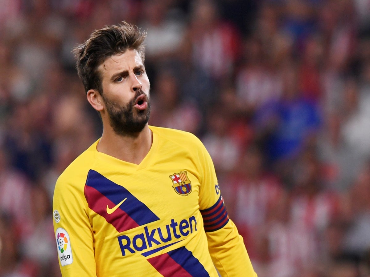 Nike Gerard Pique Barcelona Match Home Jersey 2017-18