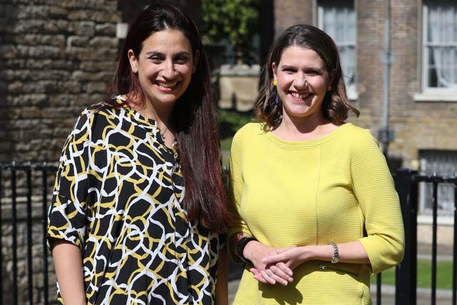 Luciana Berger (left) says she joined Jo Swinson’s party because it is ‘the strongest to stop Brexit’