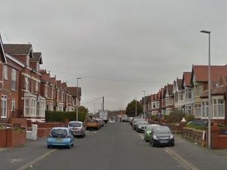 Police officers found several weapons at a property on Reads Avenue, Blackpool