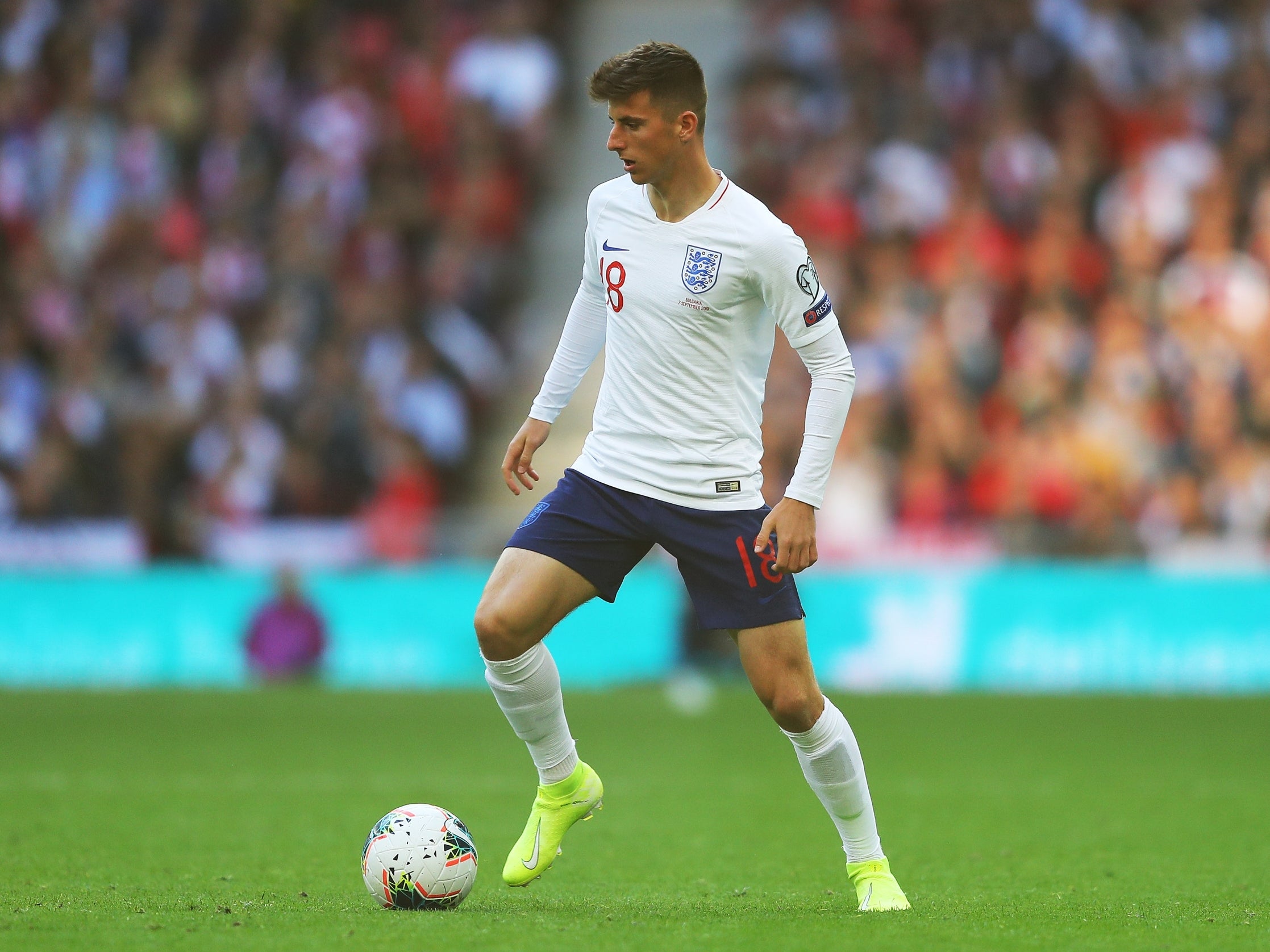 Mason Mount makes his England debut