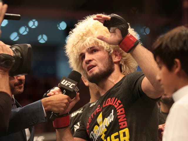 UFC lightweight champion Khabib Nurmagomedov