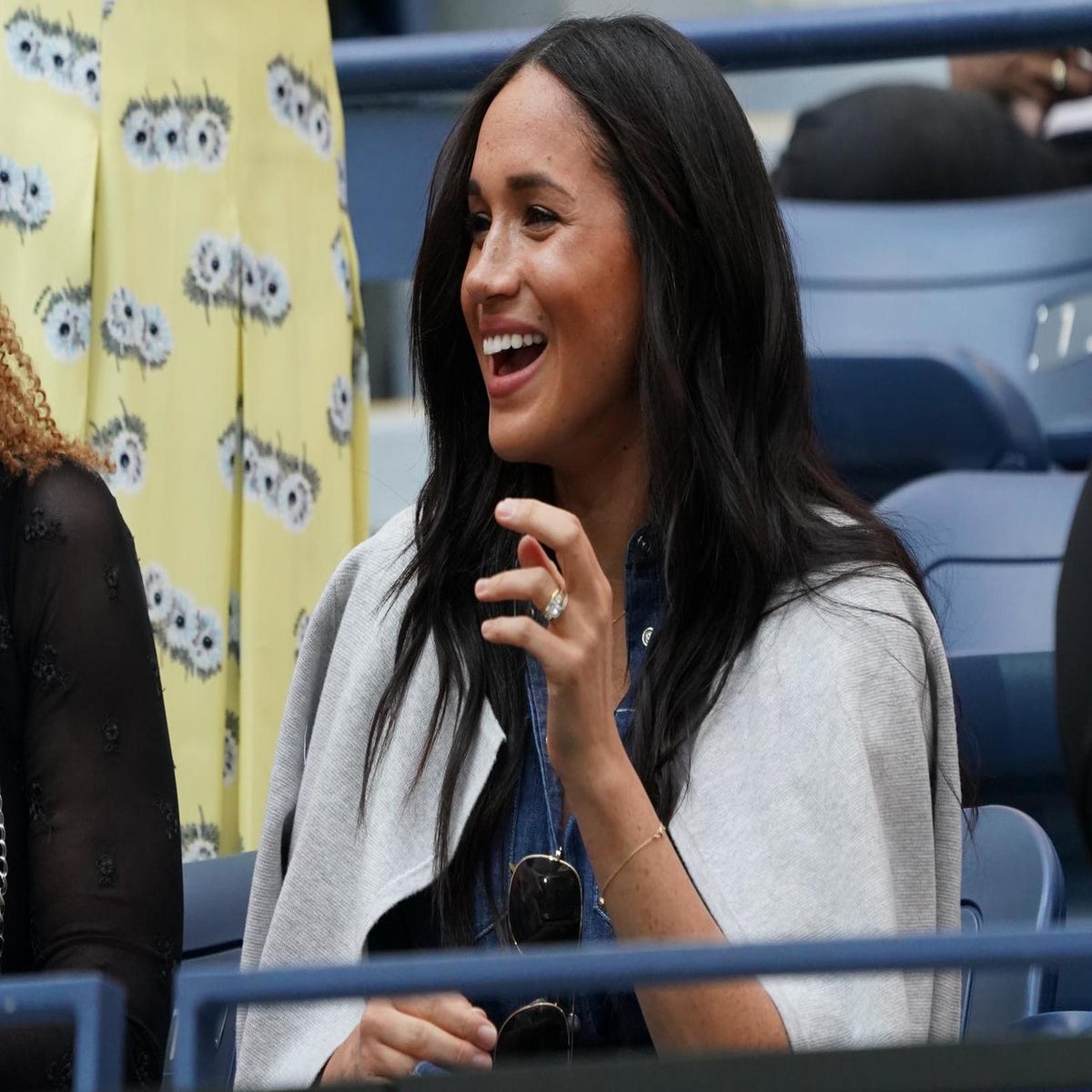 meghan markle denim dress us open Get the look: Meghan Markle's US Open denim dress