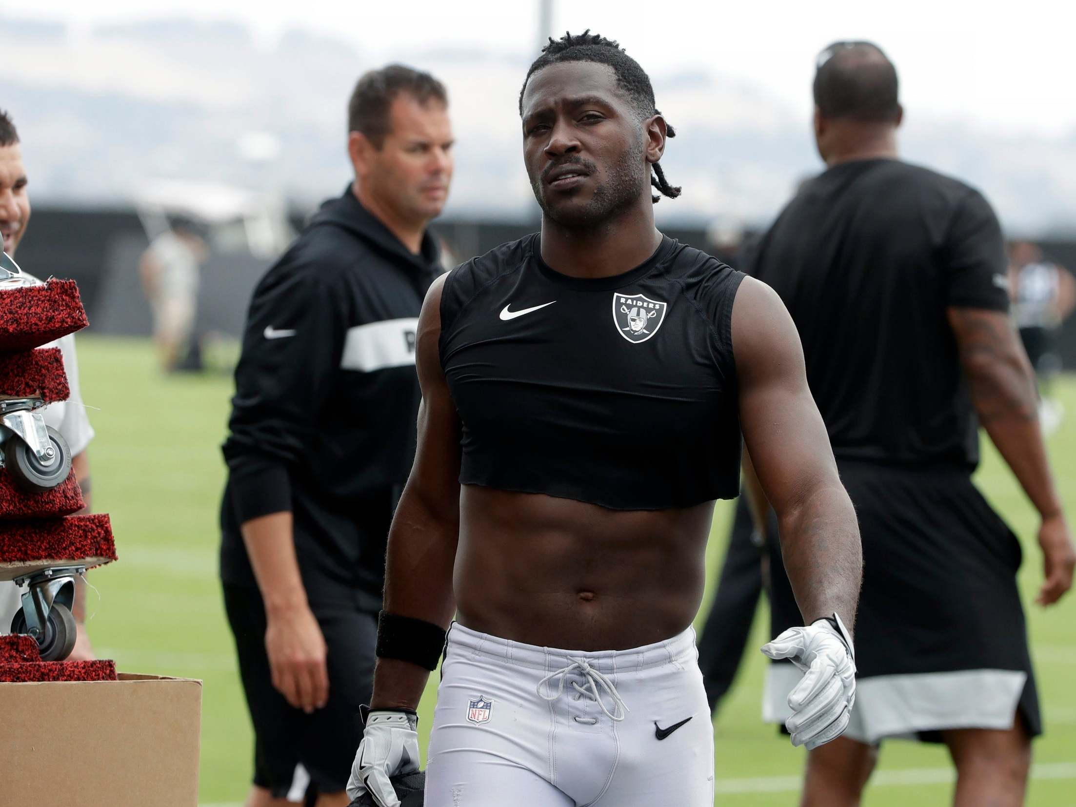Antonio Brown had been involved in a public fallout with the Oakland Raiders