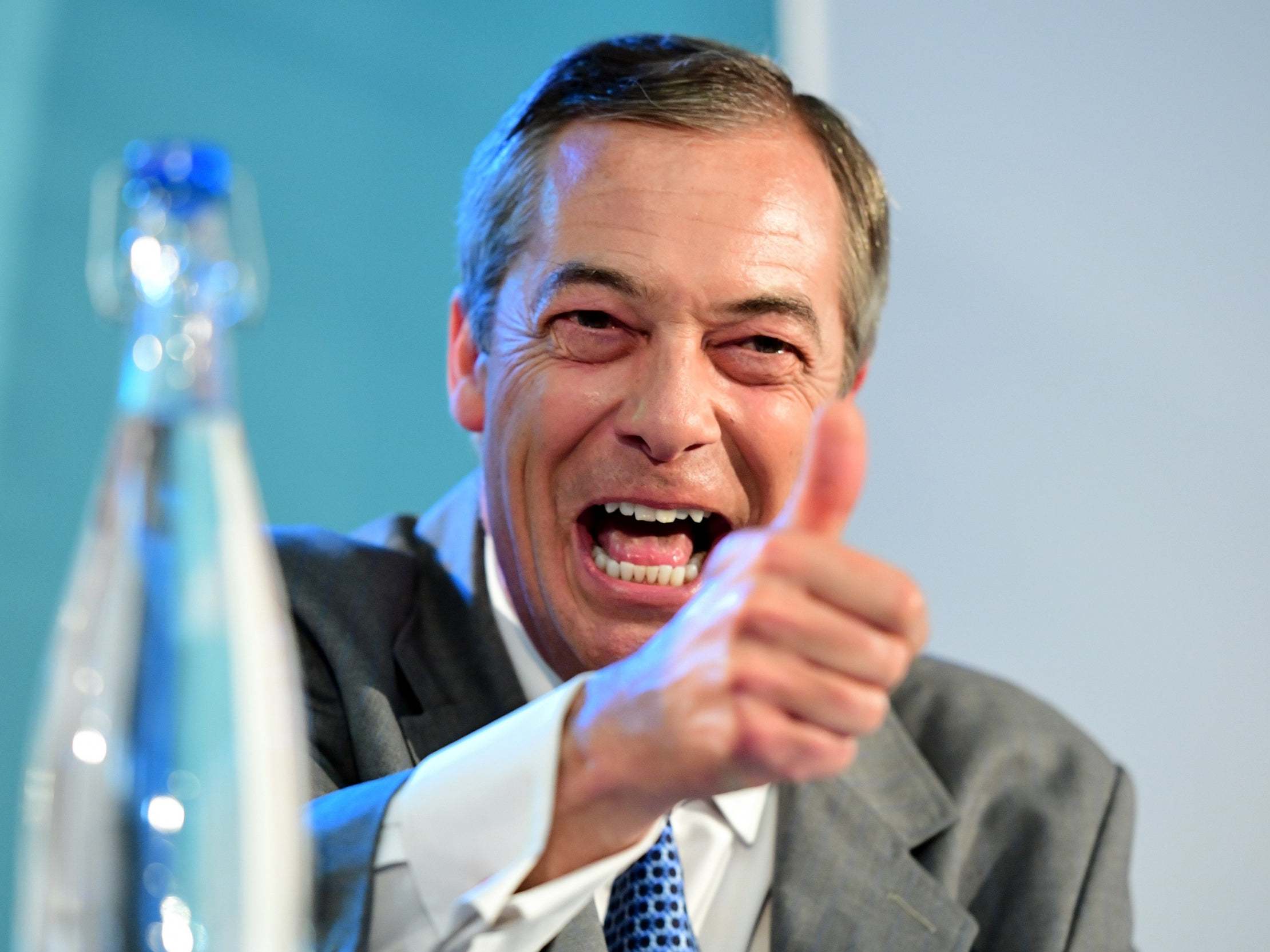 Brexit Party leader Nigel Farage.