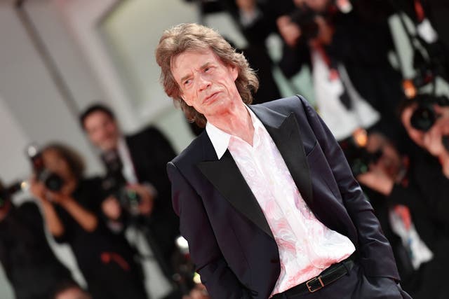 Mick Jagger at Venice Film Festival