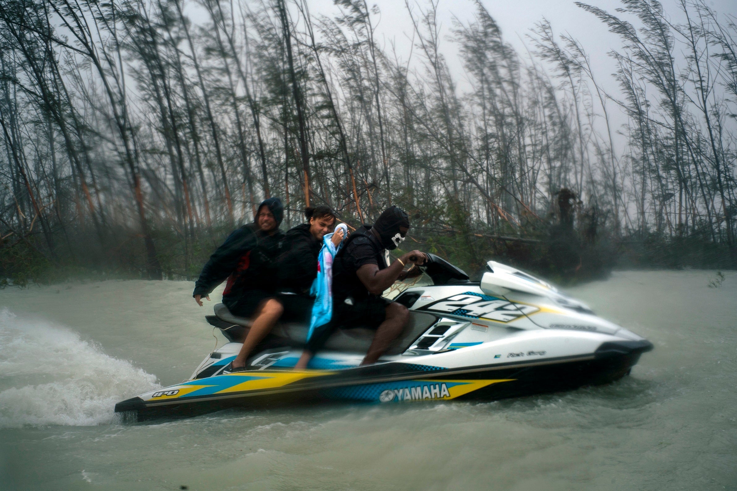 Hurricane Dorian: Jet skiers rescue 100 people trapped in flooded homes in the Bahamas 