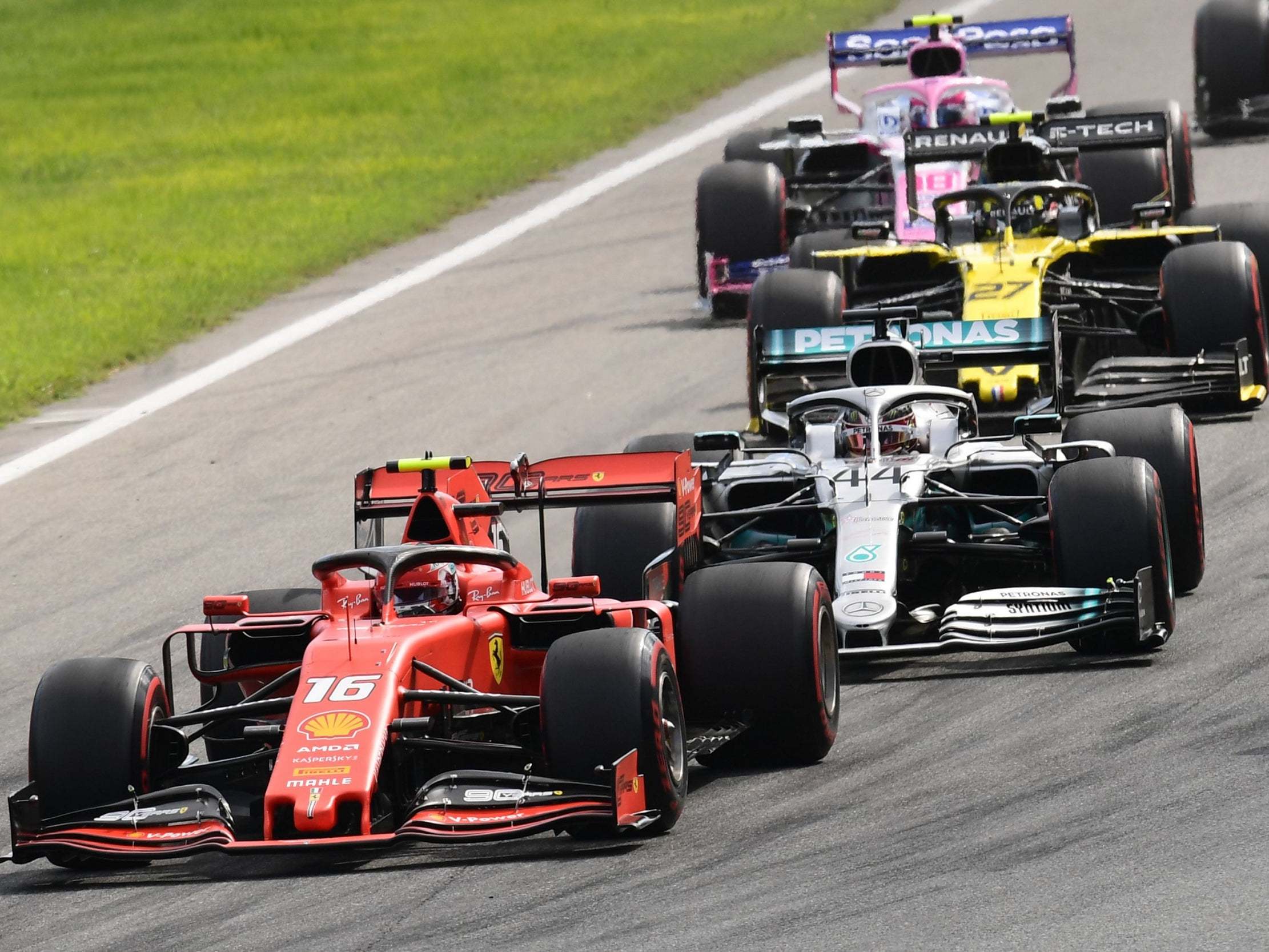 Italian Grand Prix result: Charles Leclerc holds off Lewis Hamilton to clinch victory at Monza