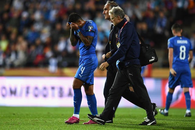 Italy boss Roberto Mancini confirmed after the game that the substitution was just precautionary