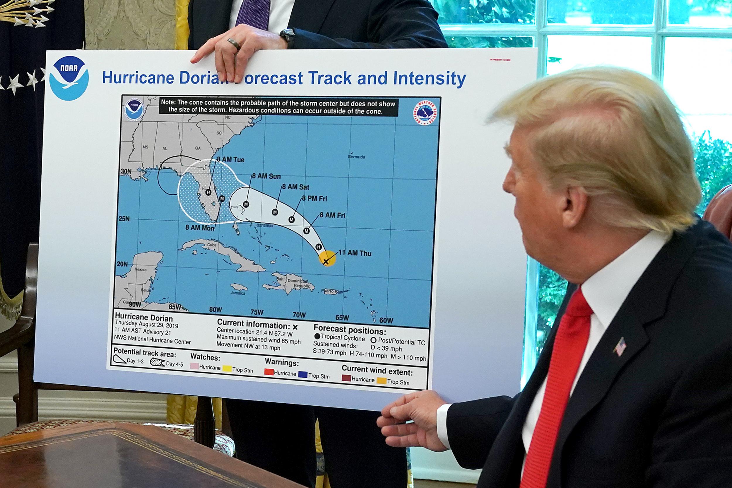 'Sharpiegate': Government weather experts violated scientific integrity by backing Trump over false hurricane claims